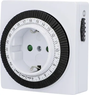 Produktbild von Zeitschaltuhr 3.500 W mechanisch, weiß, IP20