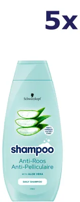 Zdjęcie produktu dla 5 sztuk szamponu Schwarzkopf 400 ml przeciwłupieżowego
