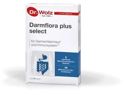 Produktbild von Dr. Wolz Darmflora plus select, 20 St. Kapseln