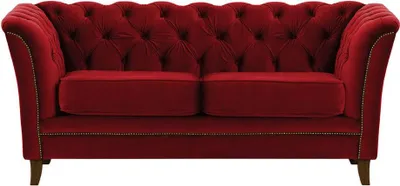 Zdjęcie produktu dla Sofa dwuosobowa Karin-Velluto 7-ciemny dąb-rustykalne złoto