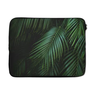 Produktbild von MuchoWow® Laptop Hülle 15 Zoll Palmenblätter - Palmen - Tropisch Laptoptasche - Laptoptasche - Sleeve - Rundum-Schutz
