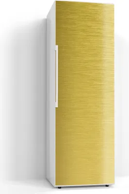 Produktbild von DEQORI Magnetmatte Kühlschrank beschreibbar 60x180 cm 'Gebürstete Goldoberfläche' Magnetfolie