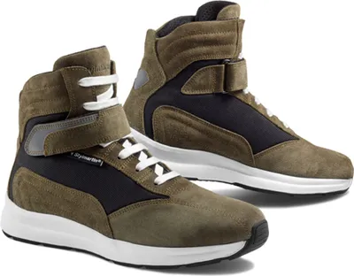 Produktbild von Stylmartin Audax wasserdichte Motorrad Schuhe, grün/schwarz, 39