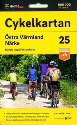 Obrázek produktu pro Cyklistická mapa List 25 Östra Värmland/Närke 1:90000