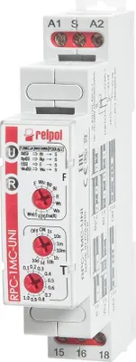 Zdjęcie produktu dla Wielofunkcyjny przekaźnik czasowy 1 CO 16A 12...240 V AC/DC 863216 Przekaźnik Relpol