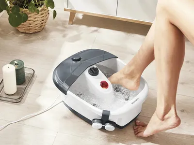 Produktbild von SILVERCREST® PERSONAL CARE Fußsprudelbad »SFB 80 A1«, Vibrations  und Sprudelmassage.