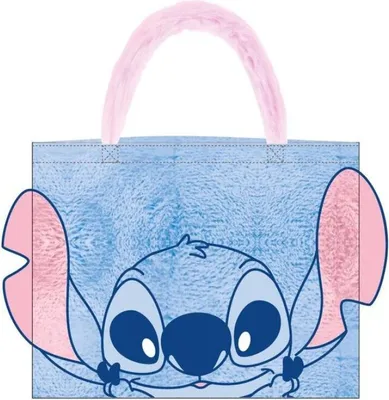 Image de Lilo & Stitch Sac à provisions en peluche 31cm Fluffy Bag