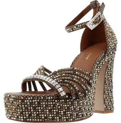 Produktbild von KURT GEIGER LONDON 5850843609K CRYSTAL STRAP PLATFORM Bronze