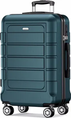 Image de SHOWKOO Grande valise rigide ABS+PC XL Vert Armée 77cm