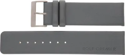 Produktbild von Rolf Cremer Uhrenband LB010 Grau, Leder, Titan, 22 mm