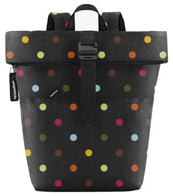 Zdjęcie produktu dla plecak reisenthel rolltop, plecak podręczny, torba podróżna, kropki, 22 L, EK7009