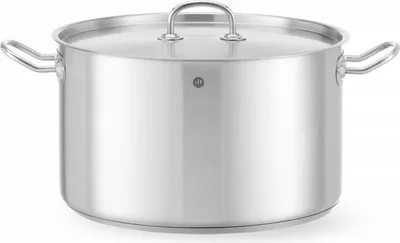 Produktbild von HENDI Fleischtopf m/Deckel Edelstahl 320x190 mm 15 l   Kitchen Line