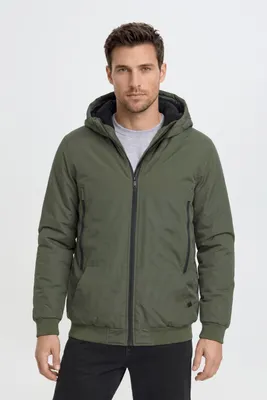 Produktbild von BLEND BHEleon Herren Winterjacke Herrenjacke Jacke mit Kapuze, KI-generiertes Bild
