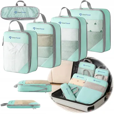 Zdjęcie produktu dla Organizery podróżne kompresyjne do walizki plecaka CIRON TRAVEL 5 elementów