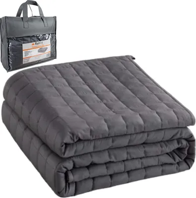Produktbild von Ruhhy 19532 Záťažová prikrývka antistresová 8 kg, 150 x 200 cm sivá