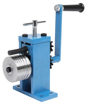 Image de Plieuse de bijoux, poignée ergonomique, design compact, bleu