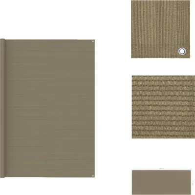 Produktbild von vidaXL Zeltteppich 250x600 cm Taupe - Zeltzubehör