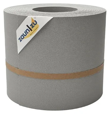 Produktbild von ® Sichtschutzstreifen zaun|zu PREMIUM 26m Rolle PP Zaunblende für Doppelstabzaun Steingrau, 26m
