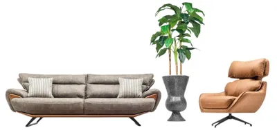 Produktbild von Wohnlandschaft Sofa Set Lounge Polstergarnitur Sitzgruppe Couch  Sitzgruppe 3+1