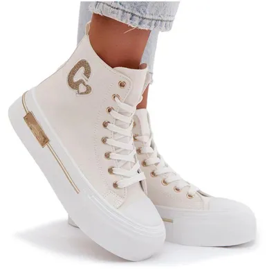 Produktbild von Damenturnschuhe Auf Plattform Weiß Meloria 39