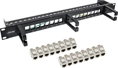 Obrázok produktu pre InLine 76822D, Čierna, 1U, 160 mm, 50 mm, 480 mm, 1,11 kg