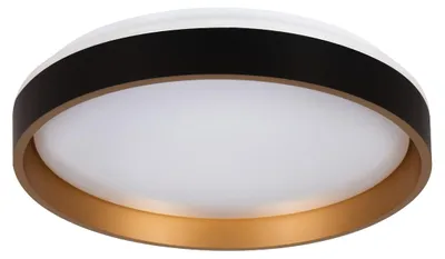 Zdjęcie produktu dla Plafon LED okrągły z pilotem SOLN czarny 25W Odcienie bieli 1460lm metal wym:7,5x38x38cm IP20 Kanlux