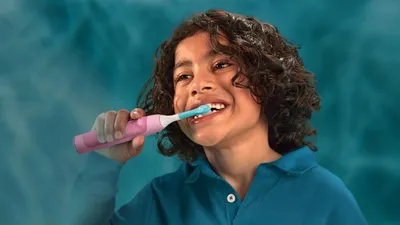 Produktbild von Philips For Kids Smart HX6600/41 Wiederaufladbare Zahnbürste, Kind, Schallzahnbürste, Weich, Pink, 4 x 30 sec, Ergonomisch