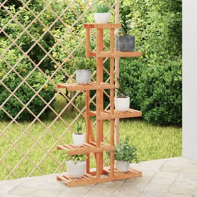 Produktbild von Blumenständer 75x25x140,5 cm Massivholz Tanne , Blumenständer Design 2024