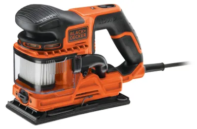 Image de BLACK+DECKER Ponceuse 1/3 Feuille Filaire 270W - DuoSand - KA330EKA-QS
