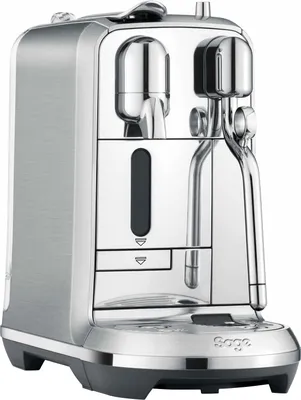 Produktbild von Sage SNE800BSS Creatista PLUS Brushed Stainless Steel GREY Espressomaschine, Nespresso Kapseln, Edelstahlgehäuse, Milchaufschäumer