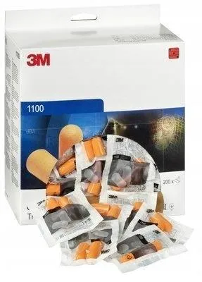 Produktbild von 3M 1100 Gehörschutzstöpsel Lärmschutz Ohrstöpsel 50 Paar