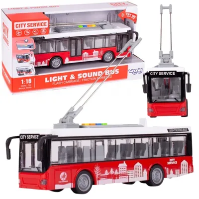 Immagine prodotto di Woopie Bus Trolleybus Interattivo Elettrico 1:16
