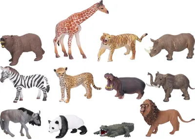 Image de Animaux figurines animaux sauvages 12 cm