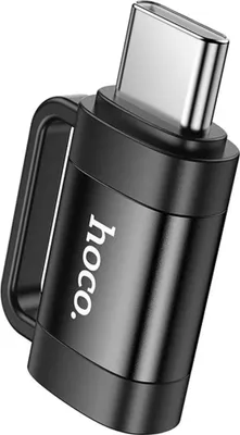 Image de HOCO Adaptateur OTG type C (mâle) vers Lightning (femelle) 3A UA31E noir