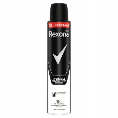 Produktbild von Rexona Men Invisible on Black+White Antitranspirant 200 ml