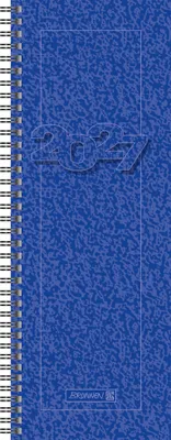 Produktbild von 2027 BRUNNEN Vormerkkalender 10x30cm blau 2S/1W