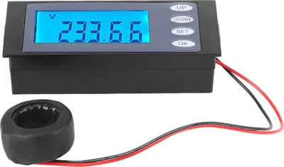 Image de PEACEFAIR Digital AC 80-260V 100A Current Voltage Watt KWh Time Panel Meter Voltmeter CT