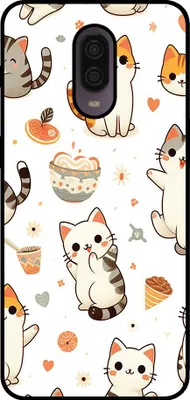 Produktbild von Smartphonica Telefon Fall geeignet für OnePlus 6T mit Katze drucken - TPU zurück Abdeckung Fall Katze Design