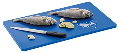 Zdjęcie produktu dla Deska do krojenia Easy, 53 x 32 cm, niebieska