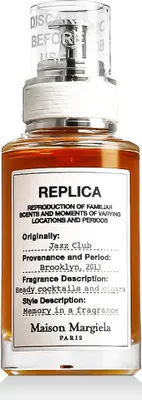 Image de Maison Margiela Replica Jazz Club Eau de Toilette unisexe 30 ml