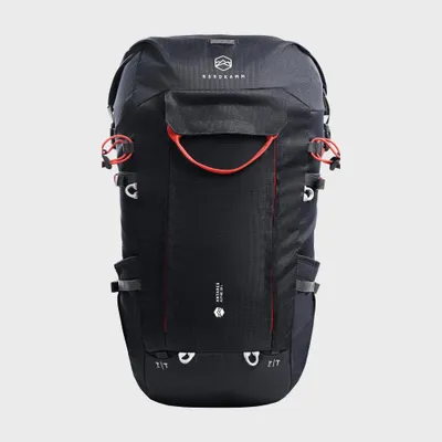 Produktbild von NORDKAMM Wanderrucksack 30L, Rucksack mit Rolltop, Damen, Herren, blau