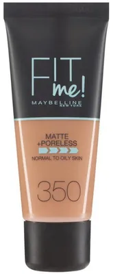 Produktbild von Maybelline Fit Me Matte & Poreless, Röhre, Flüssigkeit, Braun, Caramel, Tief, Mittel, Kühl