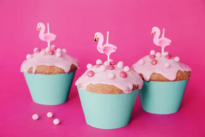 Immagine prodotto di Set candele compleanno FLAMINGO 5 pezzi 3 cm HOMLA