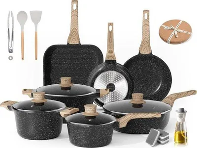 Produktbild von Famanu Pfannen Set 2-teilig - Schwarz