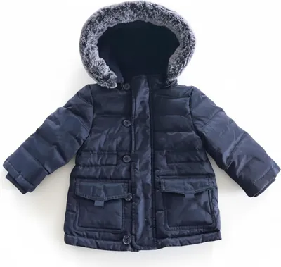 Produktbild von Chicco Kinder Winter Daunenjacke mit Kapuze marineblau 68