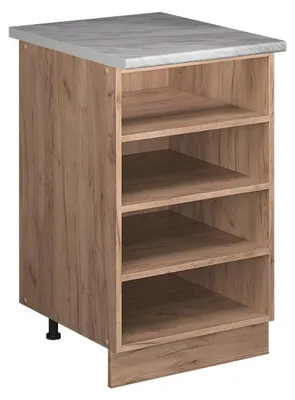 Produktbild von Küchenregal Vicco Fame-Line Goldkraft Eiche 50 cm, AP Marmor, Model 65824
