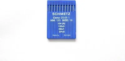 Obrázek produktu pro 10 kusů průmyslových jehel do šicího stroje DPx5 / 134R, vhodné pro různé značky - velikost 120/19