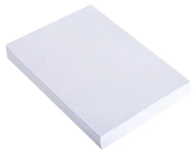 Image de Exacompta 10x 100 fiches bristol dots non perforé 148x210mm Blanc 10708E