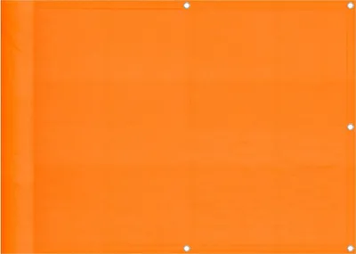 Image de vidaXL Pare-vue pour balcon orange 75x1000 cm 100 % polyester-Oxford