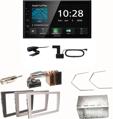 Produktbild von Kenwood DMX5020DABS Android Auto Einbauset für Opel Vectra C Signum Corsa Combo